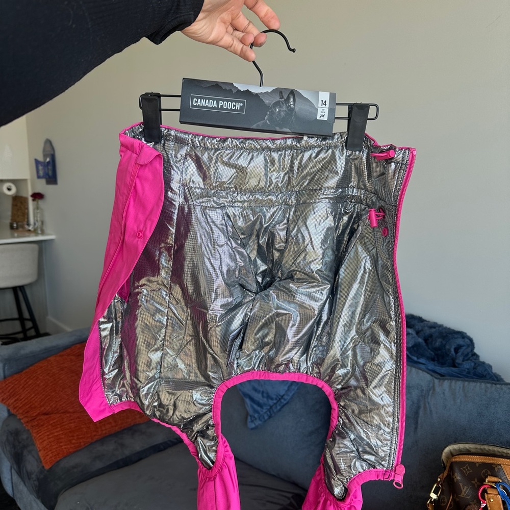 Canada Pooch Slush Pink Snow suit - Picture 2 of 5